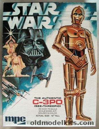 MPC Star Wars C-3PO (C3P0/C3PO) Android, 1-1913 plastic model kit